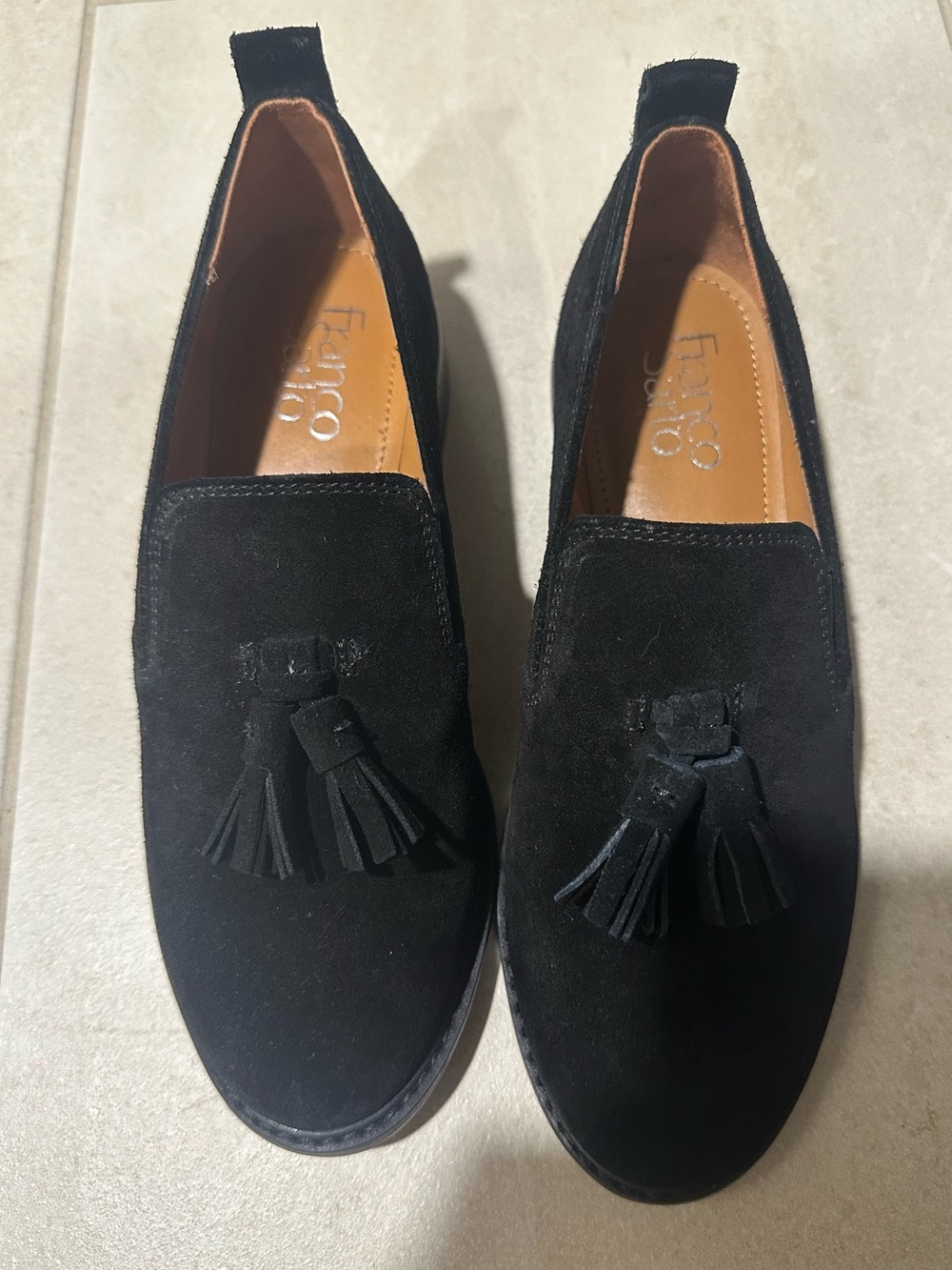 Franco Sarto Annalee Tassel slip ons